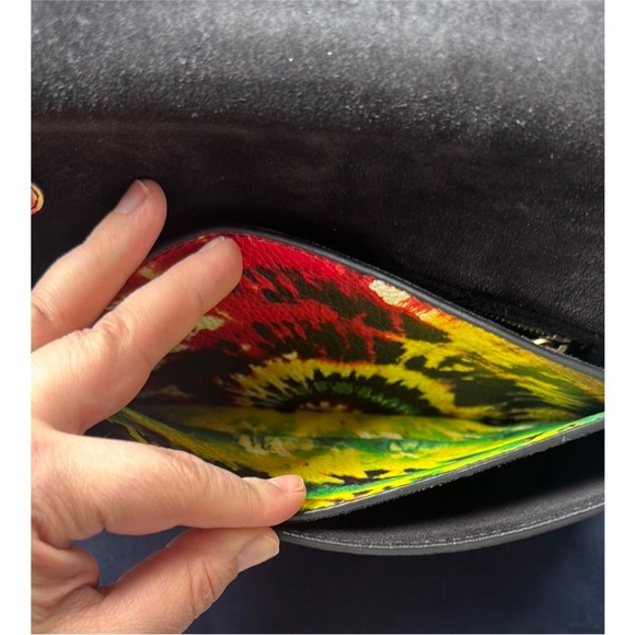 Valentino Garavani Multicolor Tie-Dye Clutch with Studs cruise collection 2017 - Picture 8 of 14